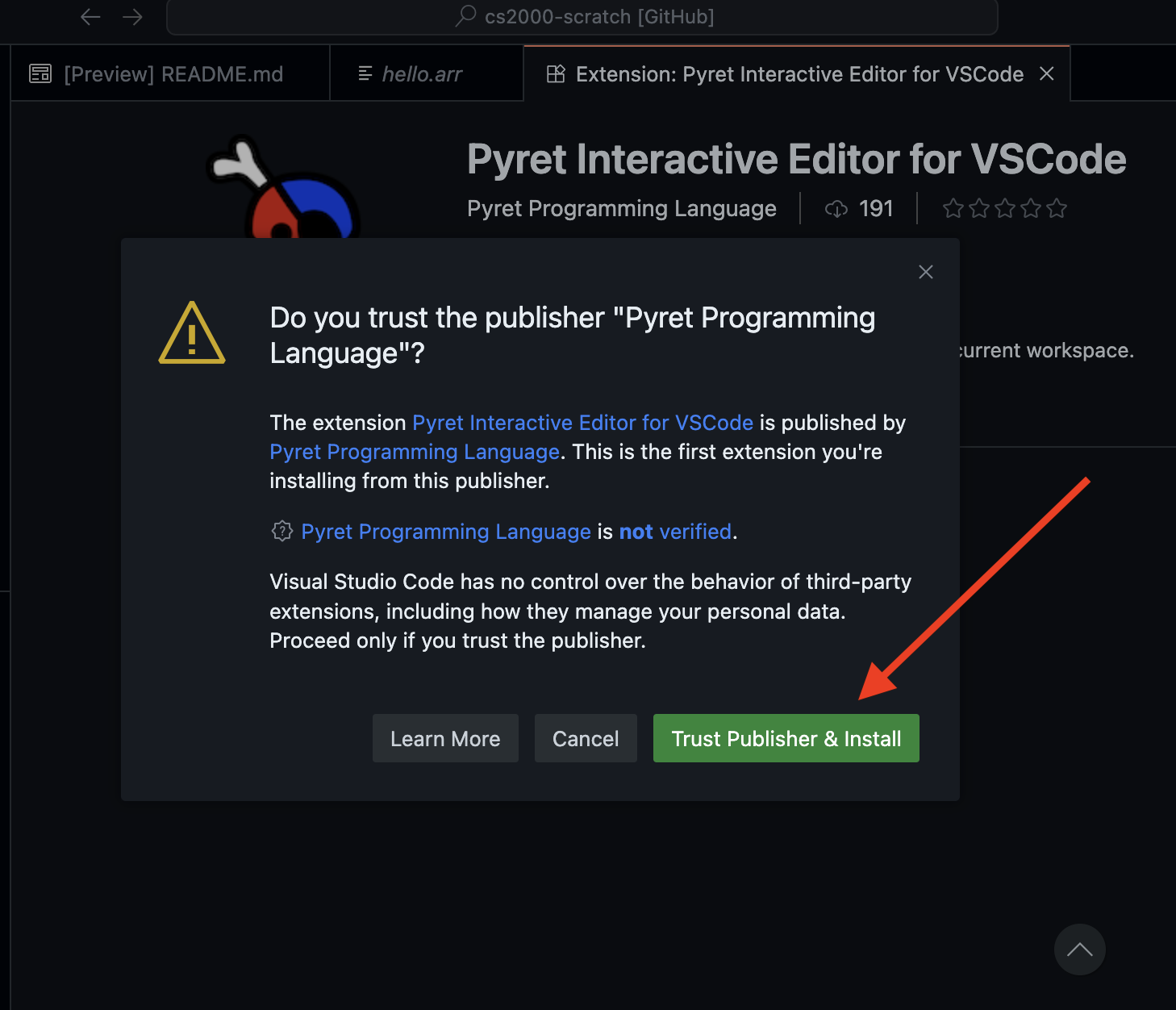 Pyret Extension