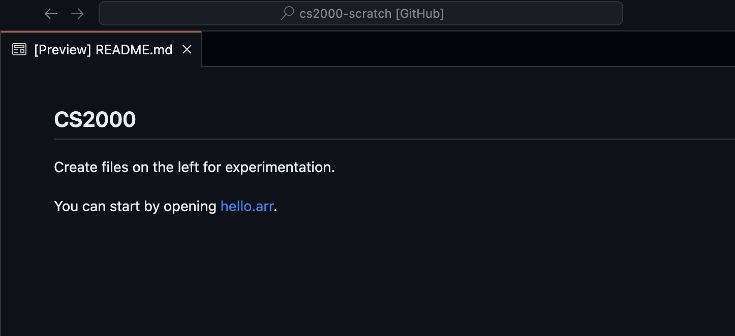 Github Dev Readme