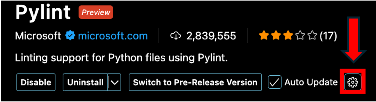 Pylint Install